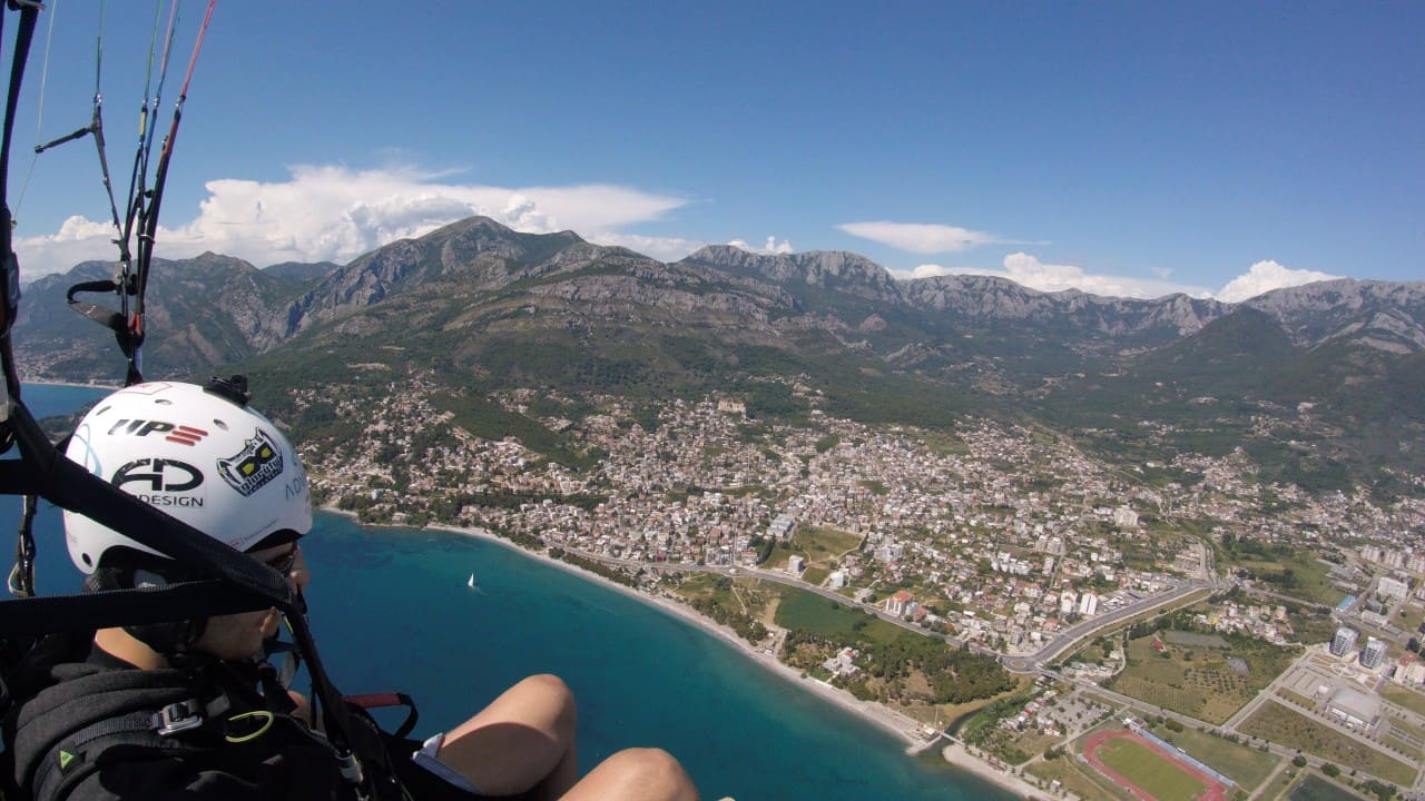 paragliding montenegro Buljarica camp G0042011