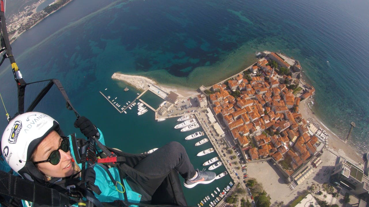 paragliding montenegro Buljarica camp G0107935