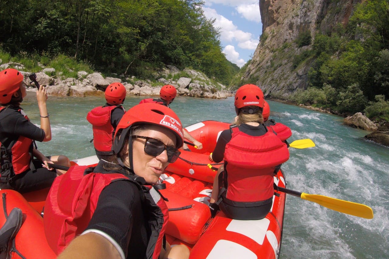 Extreme outdoor activities on the river Tara