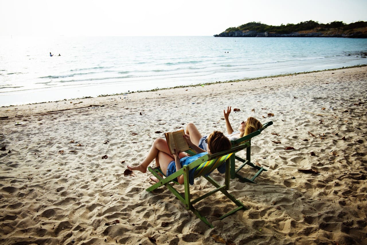Relax on the beach